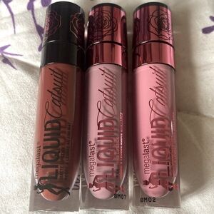 5 for $25/WetnWild Megalast Liquid Catsuit Lip Bundle- Rebel Rose Collection